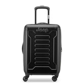 Jeep JH004C Hardside Expandable Luggage with Spinner Wheels (Black, Carry-On 20 Inch)
